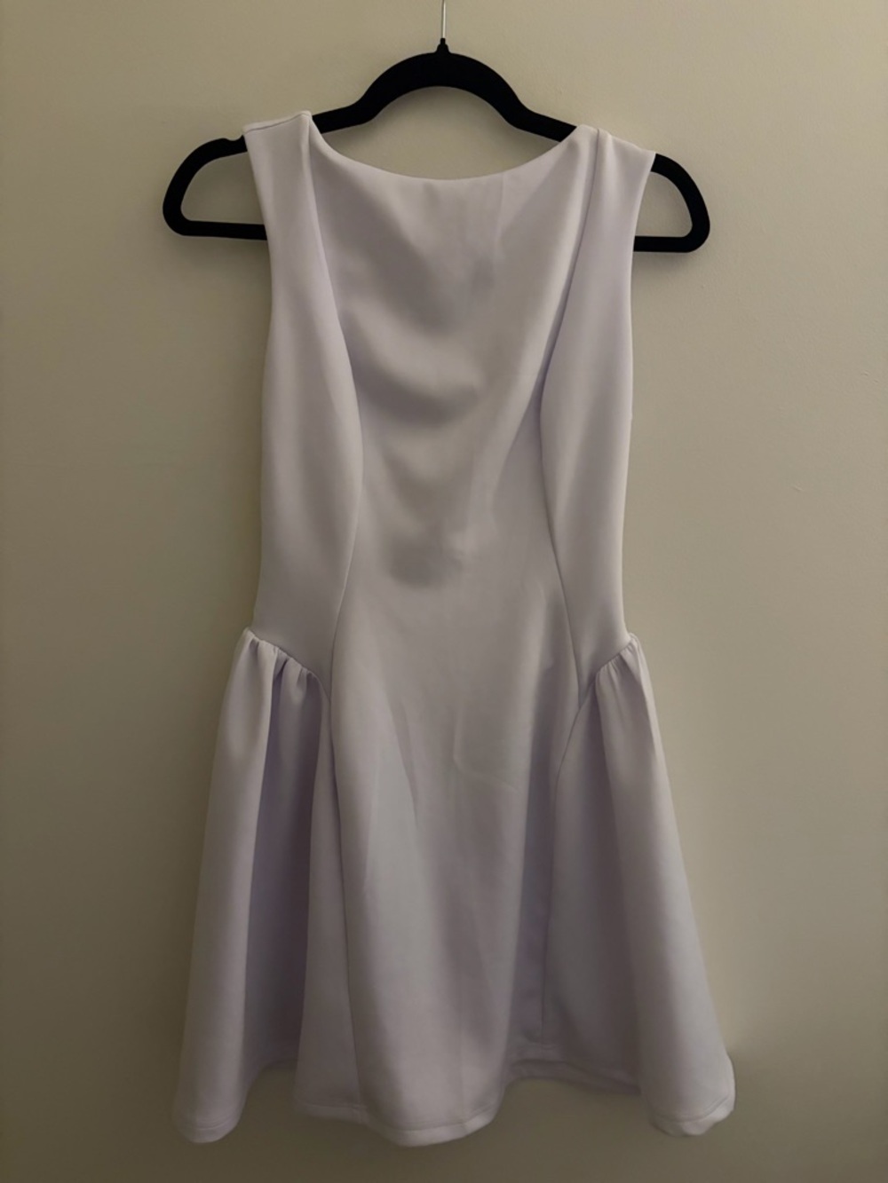 Elegant white Fit-and-Flare Dress
